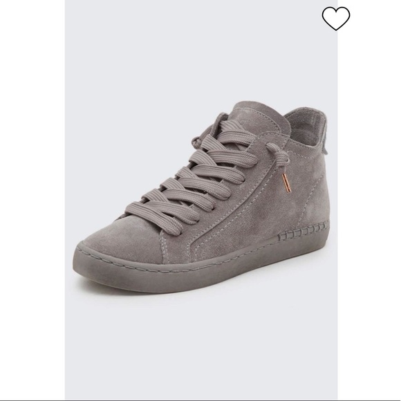 dolce vita grey suede sneakers